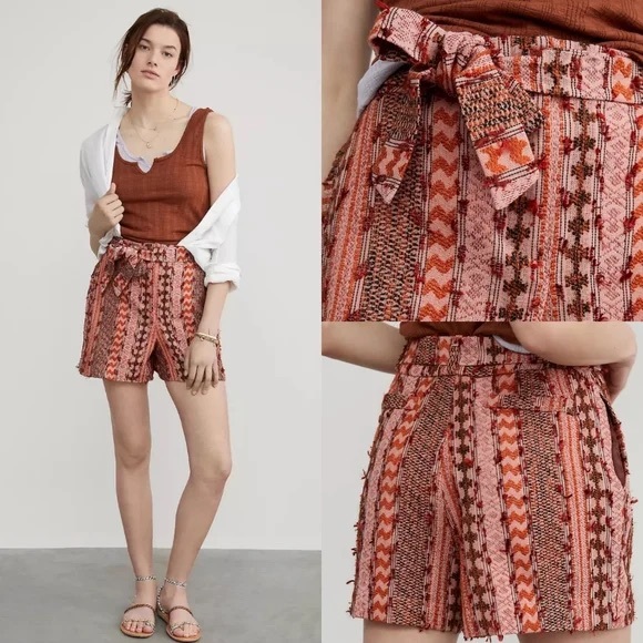 Eva Franco / Anthropologie Belted Shorts - Picture 3 of 5